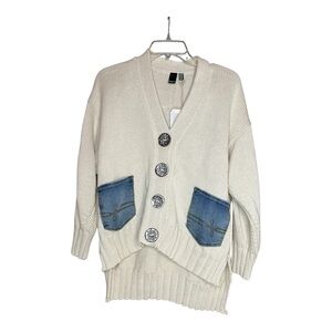 Shannon Passero Women's Rockstar Keith Anderson 
Cream Cardigan OS NWT